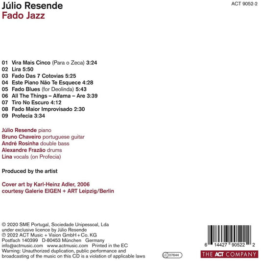 Júlio Resende - Fado Jazz - CD