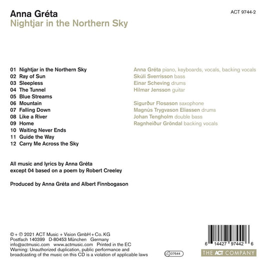 Anna Gréta - Nightjar in the Northern Sky CD