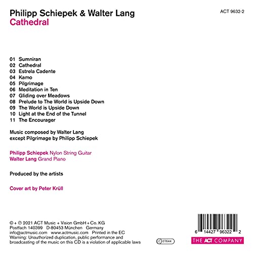Philipp Schiepek Cathedral - CD