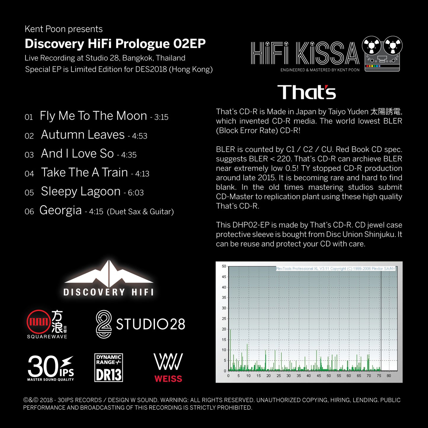 ディスカバリー HiFi プロローグ 02 CD-R 